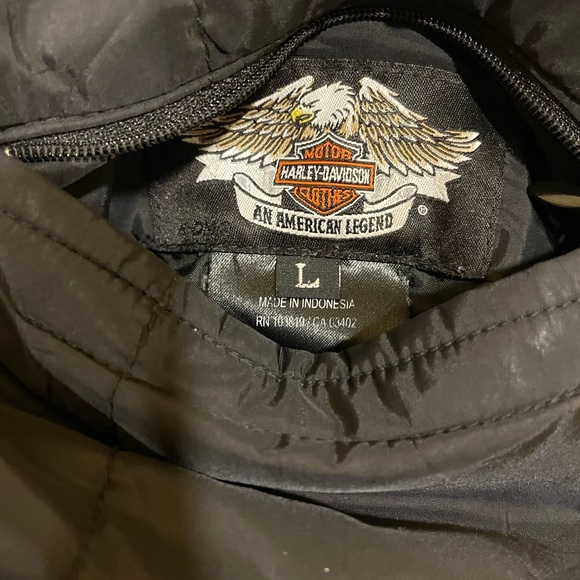 Y2K Harley Davidson Reversible Jacket - Picture 7 of 9
